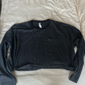 Lululemon Boxy Crop Top with Pocket